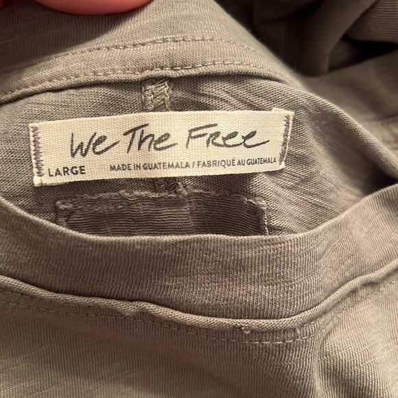 NWOT Free People We The Free Arden Tee in Ivy League Size Large - Picture 4 of 4